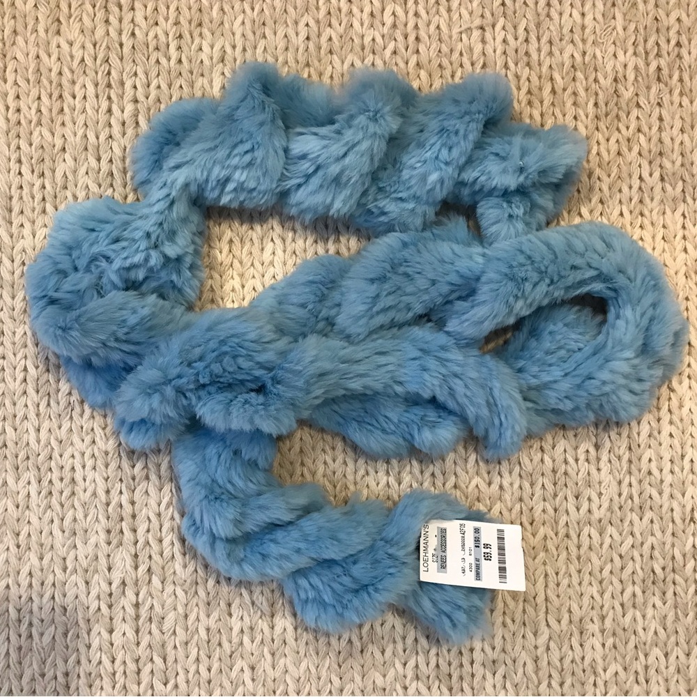 NWT Real rabbit fur scarf - Picture 5 of 8